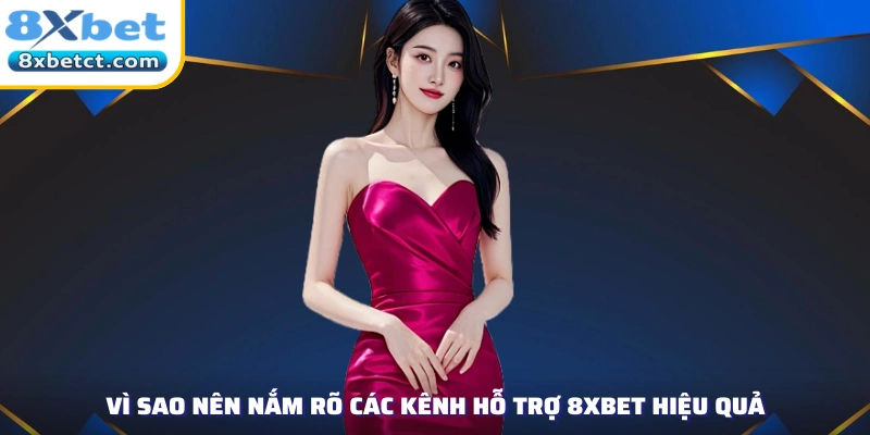 Vì sao nên nắm rõ các kênh hỗ trợ 8XBET hiệu quả