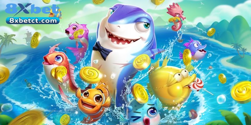 Tổng quan sảnh bắn cá vàng 8XBET hấp dẫn và dễ chơi.